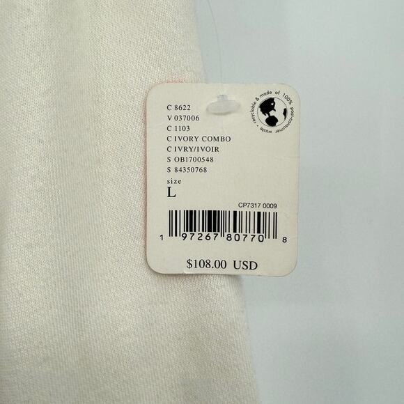 NWT Free People Movement Women's Hot Track Sweatpants Wide Leg Cream Size Large - Picture 4 of 6